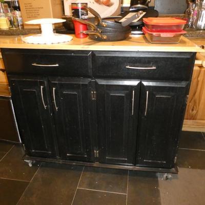 Sale Photo Thumbnail #6: Rolling Kitchen Island
