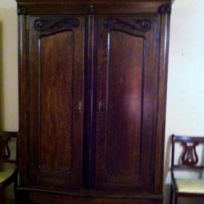 An armoire that is over seven feet tall!