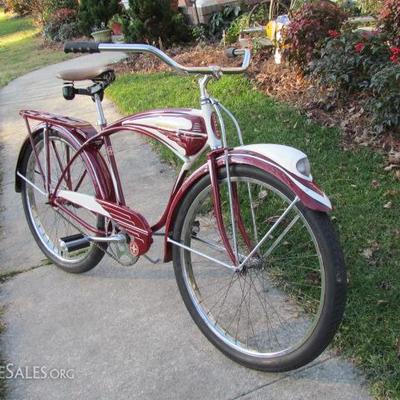 Vintage-Professionally Restored Classic  1950's Schwinn Bicycle