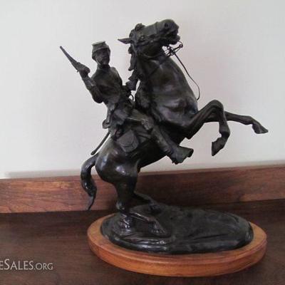 Pershing Geiger bronze sculpture 