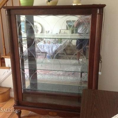 Pulaski Curio Cabinet   $425  (New Price-Pulaski online- $934) with sliding front door-Never Used-Like New