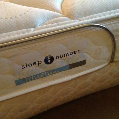 Sleep Number that adjust almost to "U" and Massages