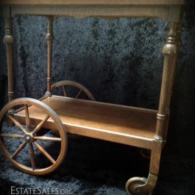 Paalman Tea Cart / Tea Wagon Circa 1900 - Visit www.ctonlineauctions.com/lajolla