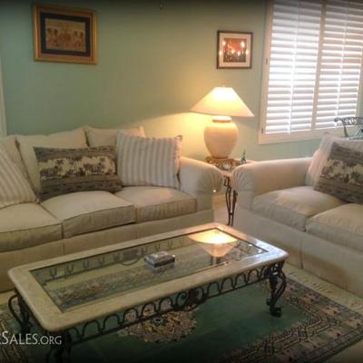 Fabulous furnishings, Asian rug and fine art!