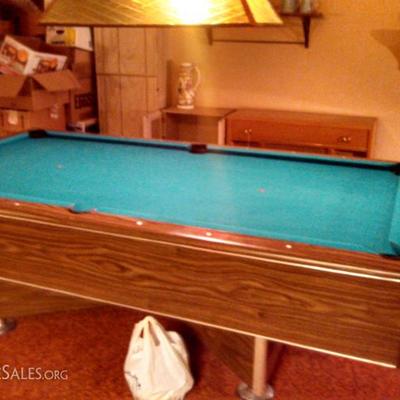 pool table excellent condition!