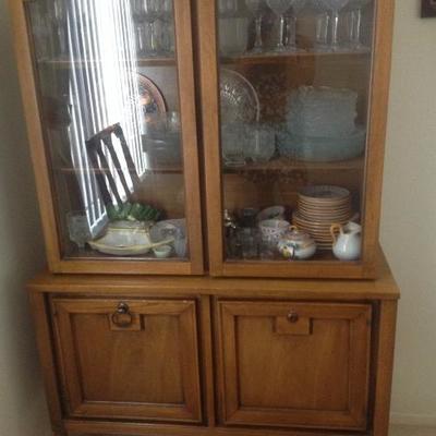 China cabinet and who knows what will be in those cabinets!