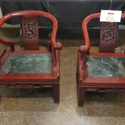 Pair of Oriental  Chairs
Was $2,500
Now $600