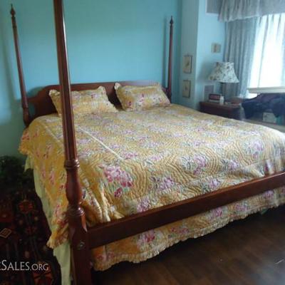Four-Post King Size Bed