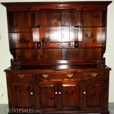 Buffet + Hutch
71 w x 77 h  -( two of them to sell)