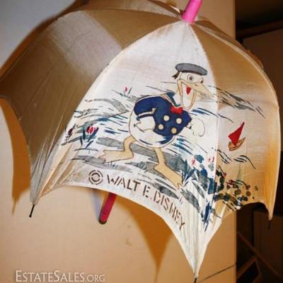 Disney child's parasol, 1930's