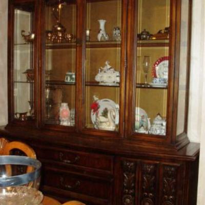 Lane vintage china cabinet