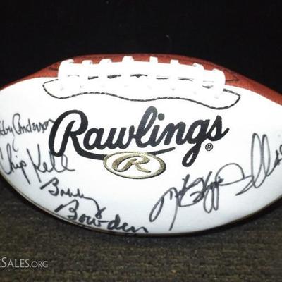 SIGNED HALL OF FAME FOOTBALL