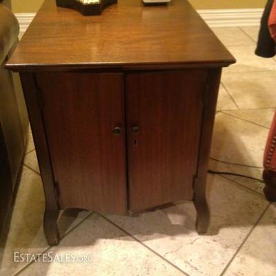 Antique side table/cabinet
