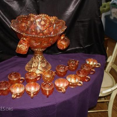 Fashion Punch bowl with cups