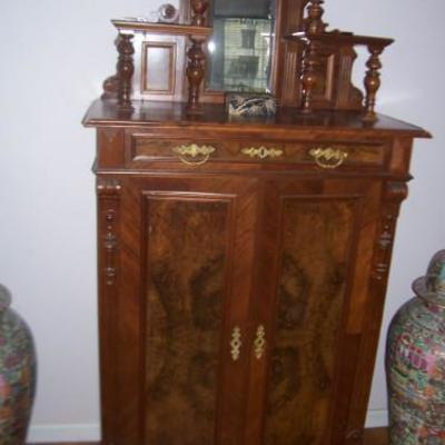 Victorian Music Cabinet ca 1860's  $1200