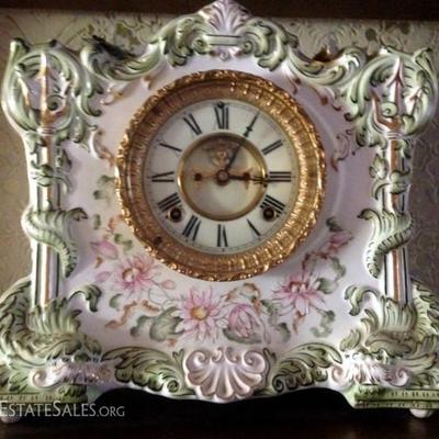 Porcelain Osceola Clock ~ Gorgeous coloring!
