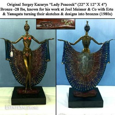 Sergey Kazaryn Peacock Lady Bronze