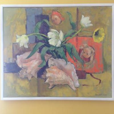 Mildred C Jones (1899-1991) American, Oil on canvas, Signed, 31