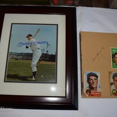 Autographed Mickey Mantle