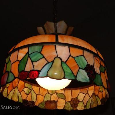 Tiffany Style 64-year old glass lamp