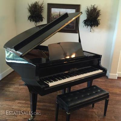 HORUGEL GRAND PLAYER PIANO WITH GLOSS BLACK FINISH