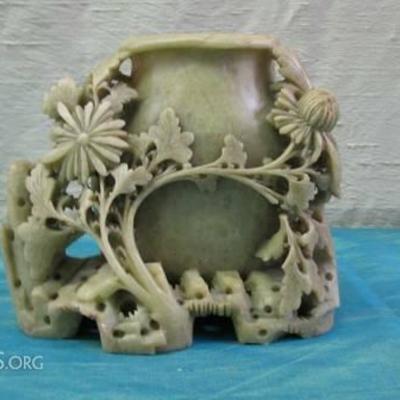 Asian-Inspired Soapstone Vase