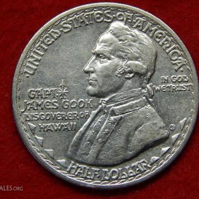 1928 Hawaii Half Dollar Commemorative Coin - very rare