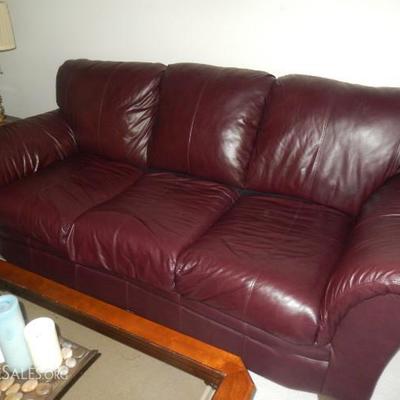 leather sofa 1 of 2