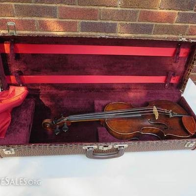 Antique Violin & Case