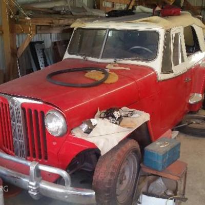 Great Jeepster Overland about 75%! Rebuilt Motor-New Top and seats-Newer paint! Starting Bid $6500.00