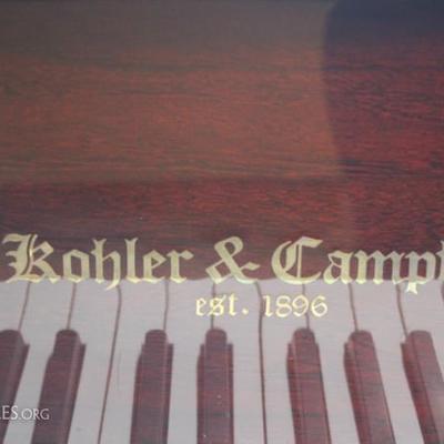 A19#1 Kohler Campbell 1992 5â€™1â€™â€™ Baby Grand Piano Dark Cherry Higloss Model SKG500 Condition of 10 #ILCG0319