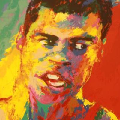 Leroy Neiman Muhammad Ali signed limited edition serigraph
