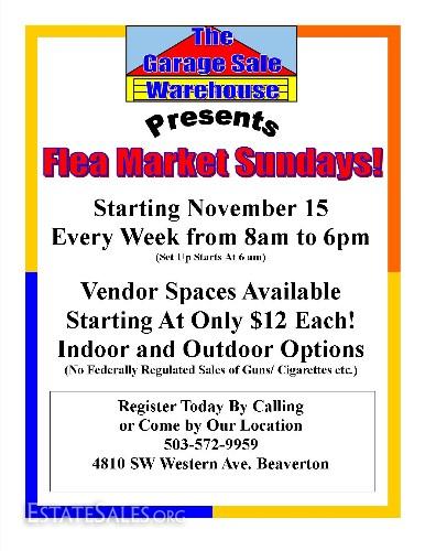 The Garage Sale Warehouse Nw Empire Public Auction In Beaverton