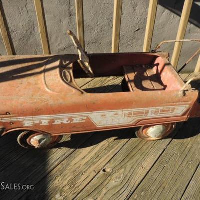 antique pedal car