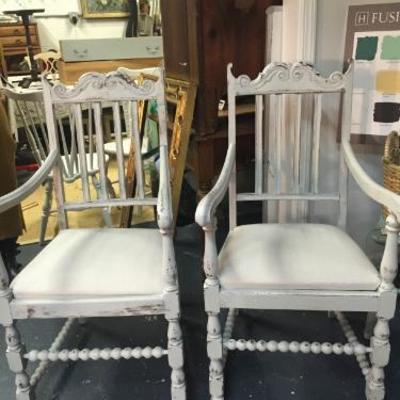 Painted Arm Chairs