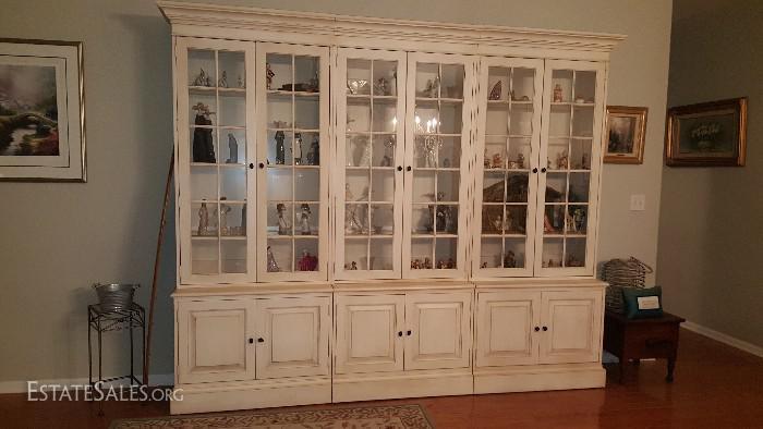 Ethan allen villa 2024 triple library bookcase
