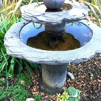 @ tiered fountain $198.00.  Buyer needs to be able to cut wires.