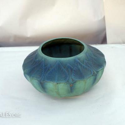 Van Briggle Turquoise Vase - Marked