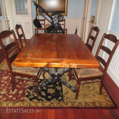 COUNTRY TABLE & CHAIRS