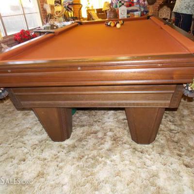 Heritage Brunswick pool table