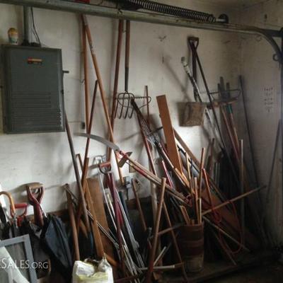 yard and garden implements