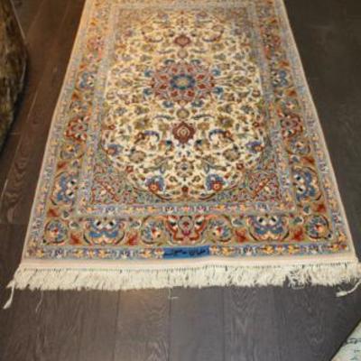 Twin Esfahan Rugs c1930-40's Wool & Silk
Asking Price: $5,000 Each Size: 5.7x3.6 feet.