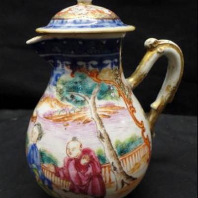 Small Chinese Pitcher with Lid http://www.ctonlineauctions.com/detail.asp?id=384736