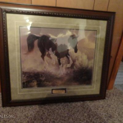 Greg Beecham Horse Framed Horse Print  