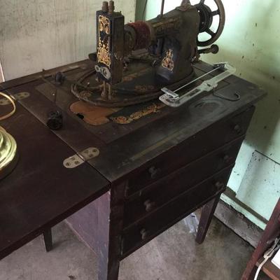 Beautiful old sewing machine