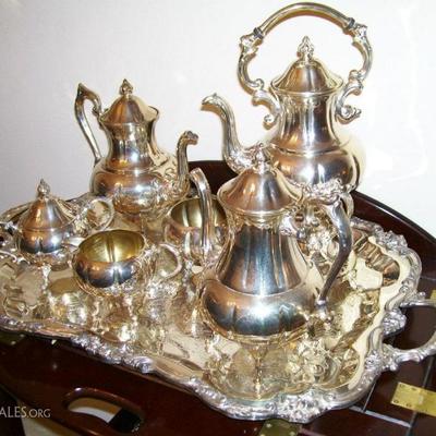 Lovely silver plate tea set