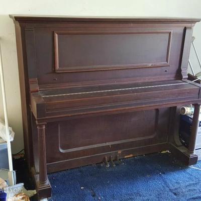 1903 Mehlin& Sons Inverted Grand Piano