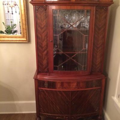 Vintage hutch with matching dining room set