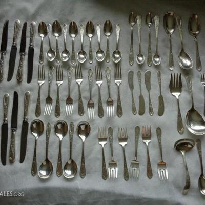 Stieff Sterling
 Betsy Patterson-
Engraved-55 pc