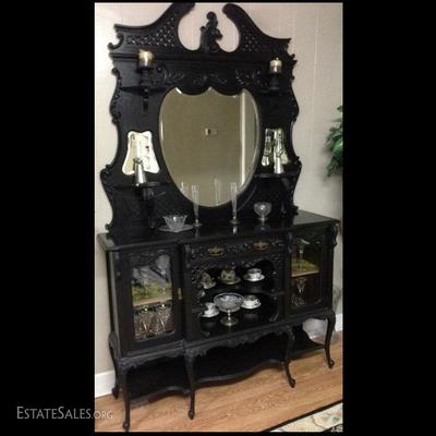 Victorian Ebonized Sideboard